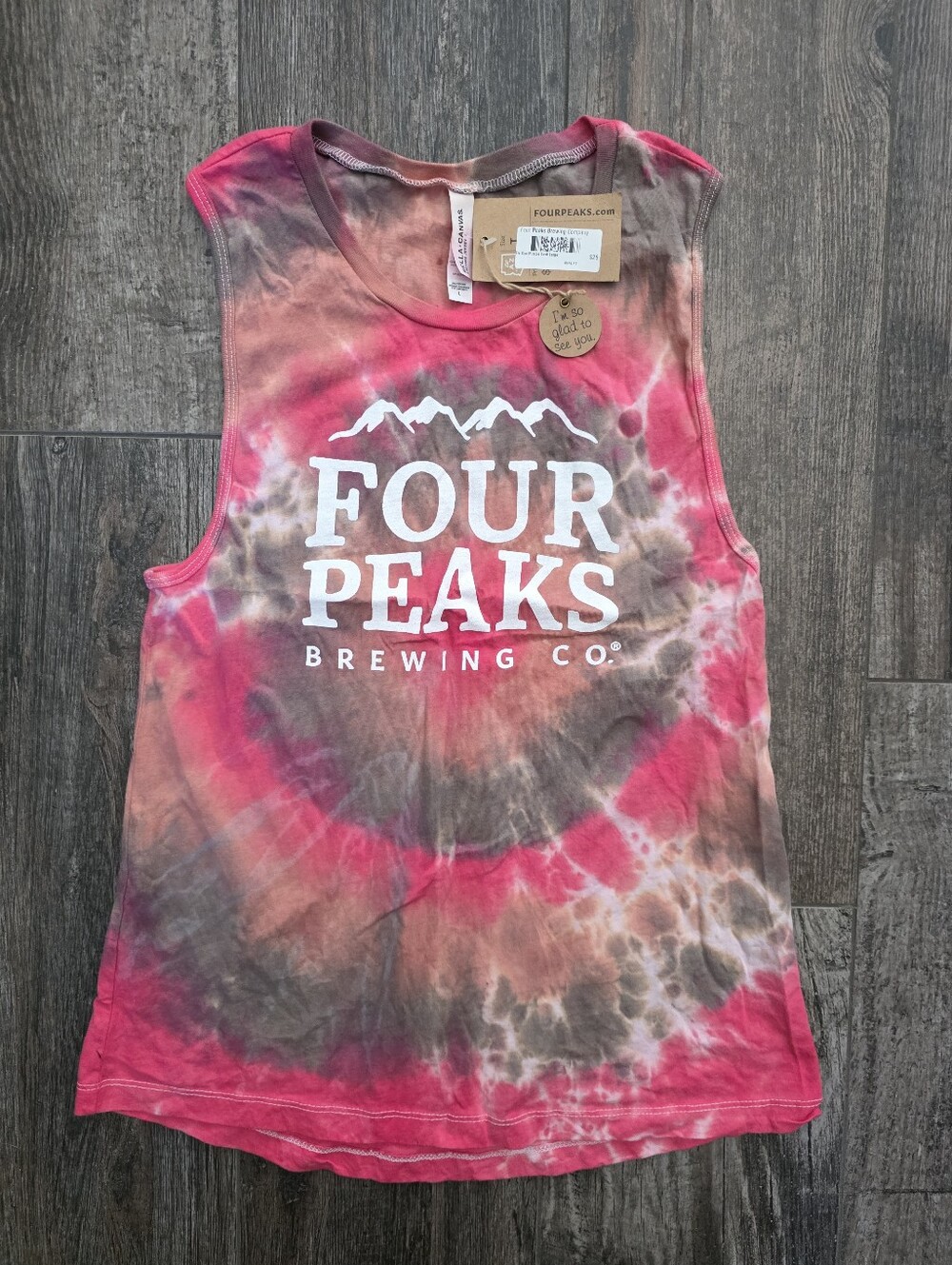 Tie Dye tank top "Four Peaks Brewing Co"